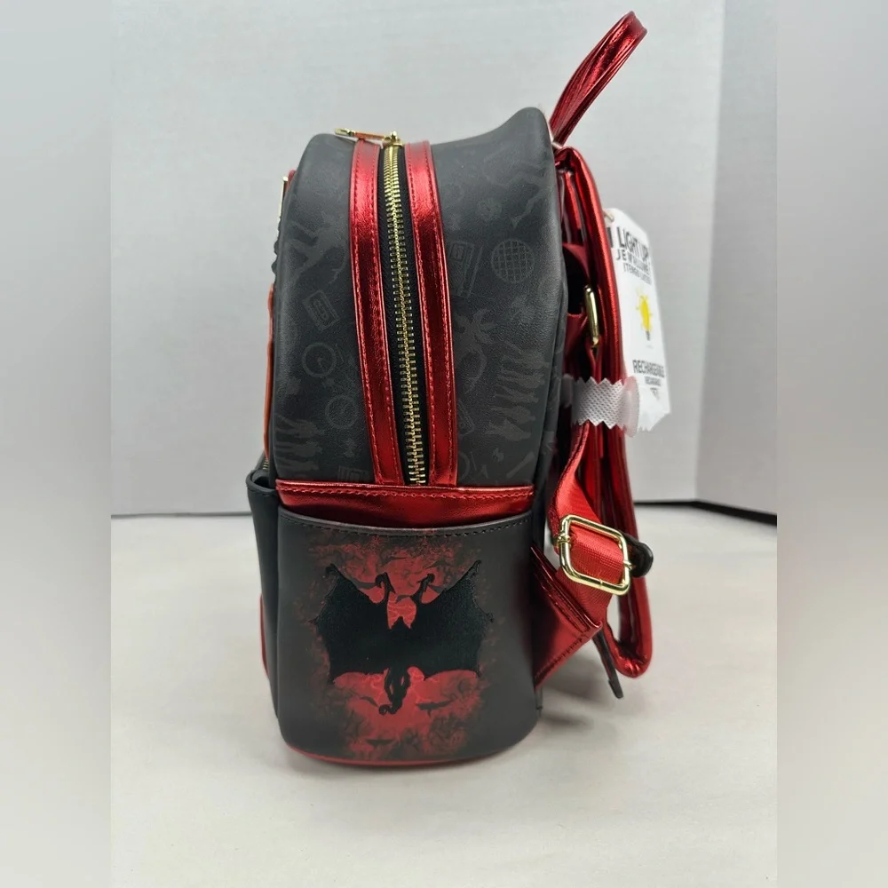 Loungefly Stranger Things Group Portrait Light-Up Mini Backpack & Wallet
